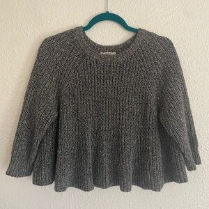 Madewell Peplum knit Women's Sweater